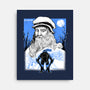 Renaissance Ninja Leonardo Sumi-E-None-Stretched-Canvas-Astrobot Invention
