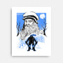 Renaissance Ninja Leonardo Sumi-E-None-Stretched-Canvas-Astrobot Invention