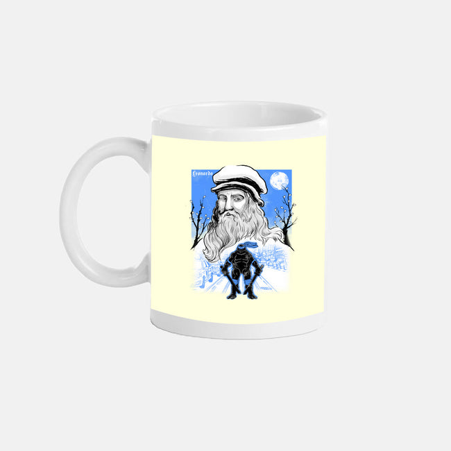 Renaissance Ninja Leonardo Sumi-E-None-Mug-Drinkware-Astrobot Invention