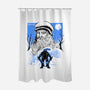 Renaissance Ninja Leonardo Sumi-E-None-Polyester-Shower Curtain-Astrobot Invention
