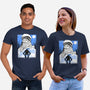 Renaissance Ninja Leonardo Sumi-E-Unisex-Basic-Tee-Astrobot Invention
