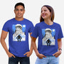 Renaissance Ninja Leonardo Sumi-E-Unisex-Basic-Tee-Astrobot Invention