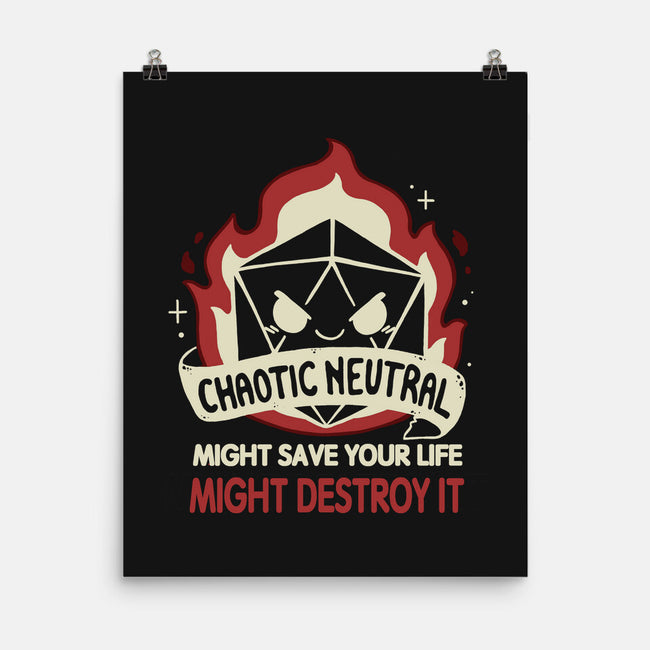 Chaotic Caos-None-Matte-Poster-Vallina84