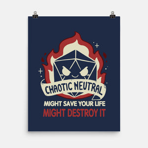 Chaotic Caos-None-Matte-Poster-Vallina84