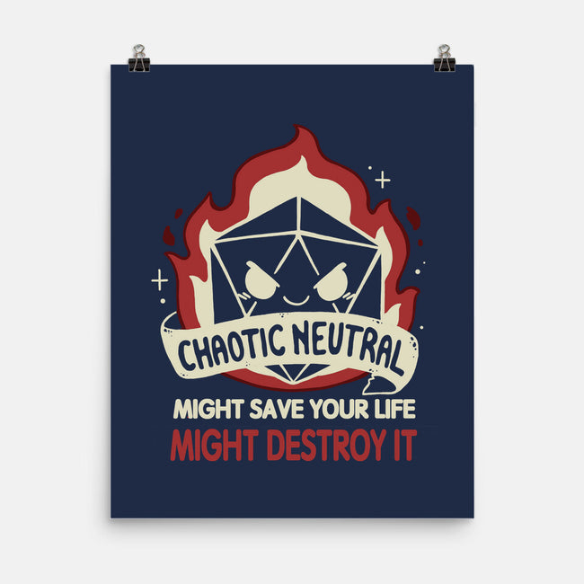 Chaotic Caos-None-Matte-Poster-Vallina84