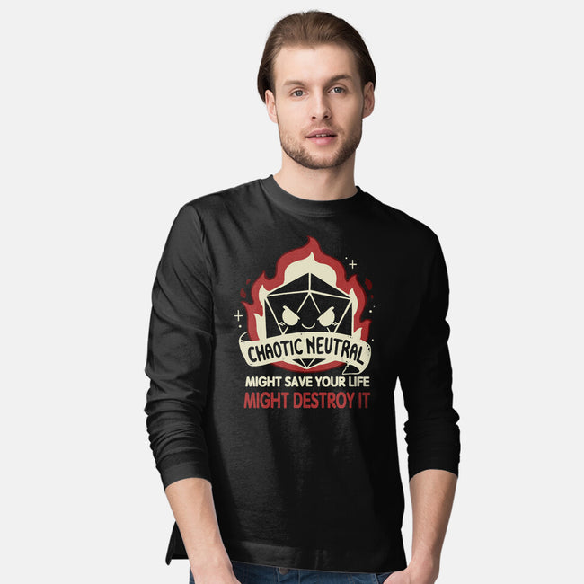 Chaotic Caos-Mens-Long Sleeved-Tee-Vallina84
