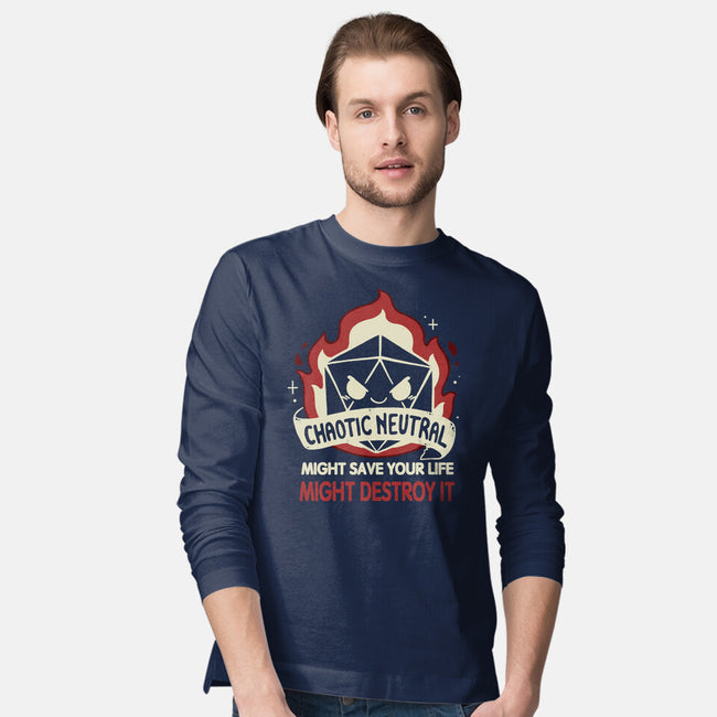 Chaotic Caos-Mens-Long Sleeved-Tee-Vallina84