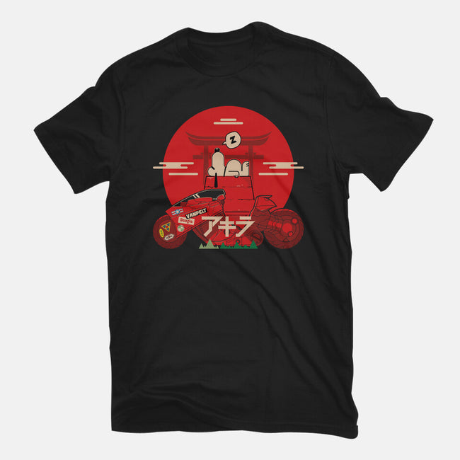 Snoopy X Akira-Womens-Fitted-Tee-BadBox