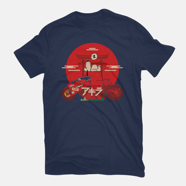 Snoopy X Akira-Womens-Fitted-Tee-BadBox