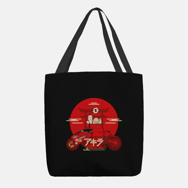 Snoopy X Akira-None-Basic Tote-Bag-BadBox