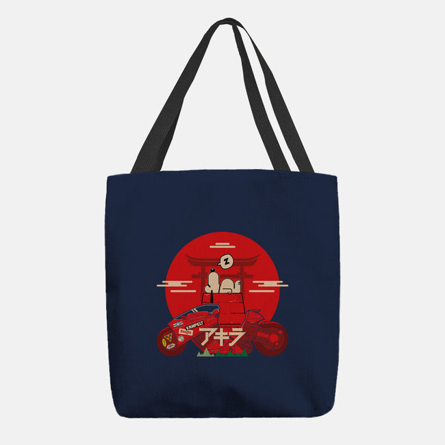 Snoopy X Akira-None-Basic Tote-Bag-BadBox