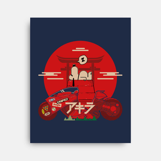 Snoopy X Akira-None-Stretched-Canvas-BadBox