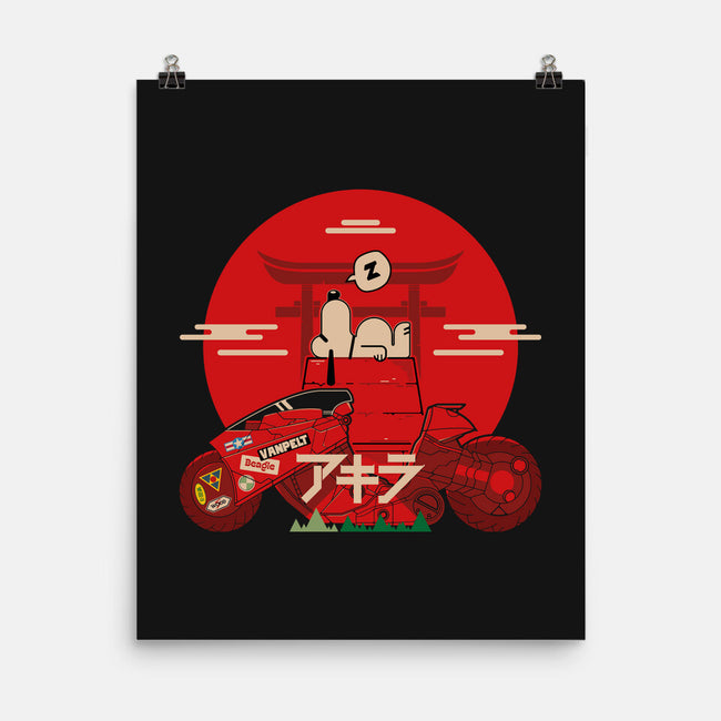 Snoopy X Akira-None-Matte-Poster-BadBox