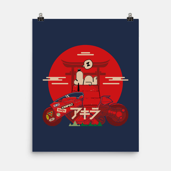 Snoopy X Akira-None-Matte-Poster-BadBox