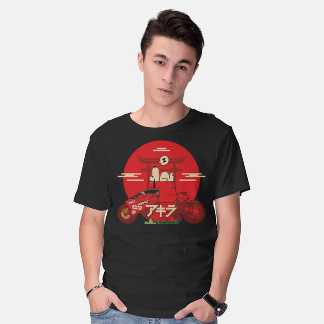 Snoopy X Akira-Mens-Basic-Tee-BadBox