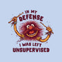 I Was Left Unsupervised-None-Adjustable Tote-Bag-kg07