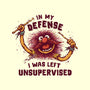 I Was Left Unsupervised-None-Fleece-Blanket-kg07