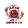 I Was Left Unsupervised-Mens-Long Sleeved-Tee-kg07