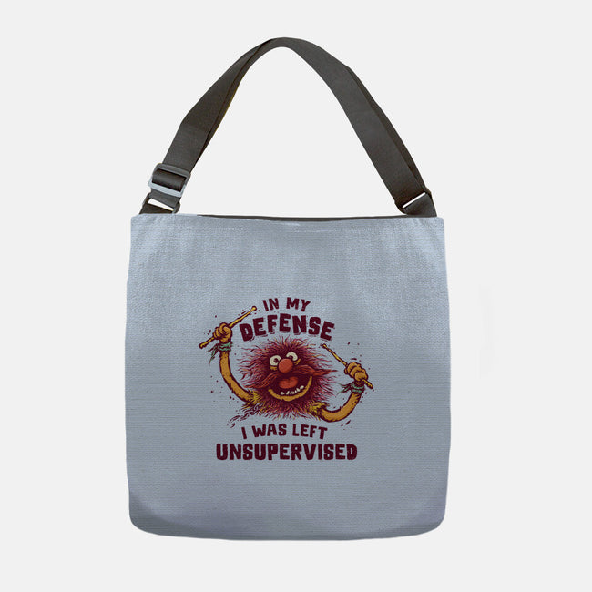 I Was Left Unsupervised-None-Adjustable Tote-Bag-kg07