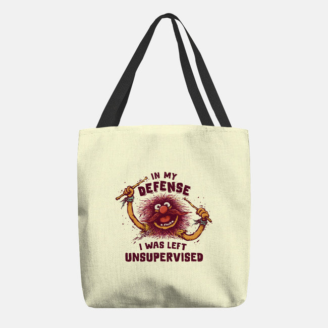 I Was Left Unsupervised-None-Basic Tote-Bag-kg07