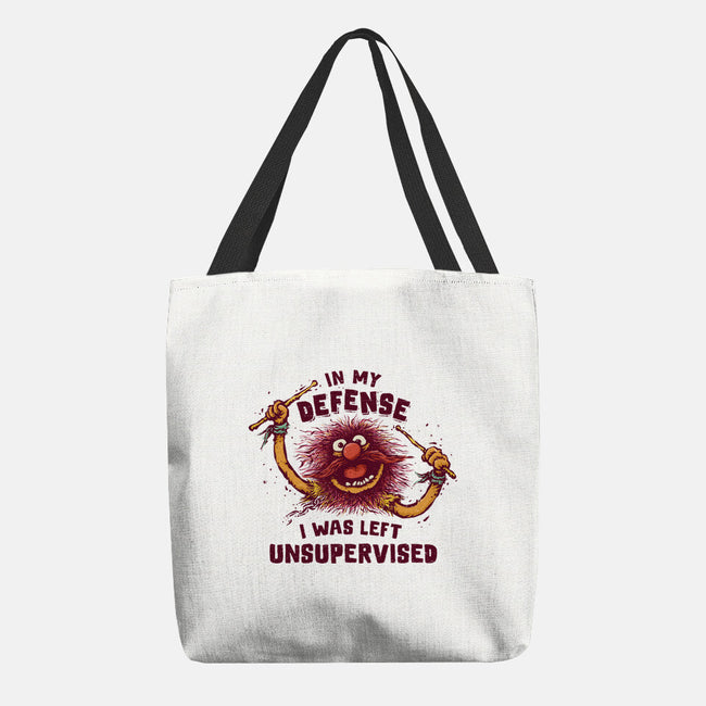 I Was Left Unsupervised-None-Basic Tote-Bag-kg07