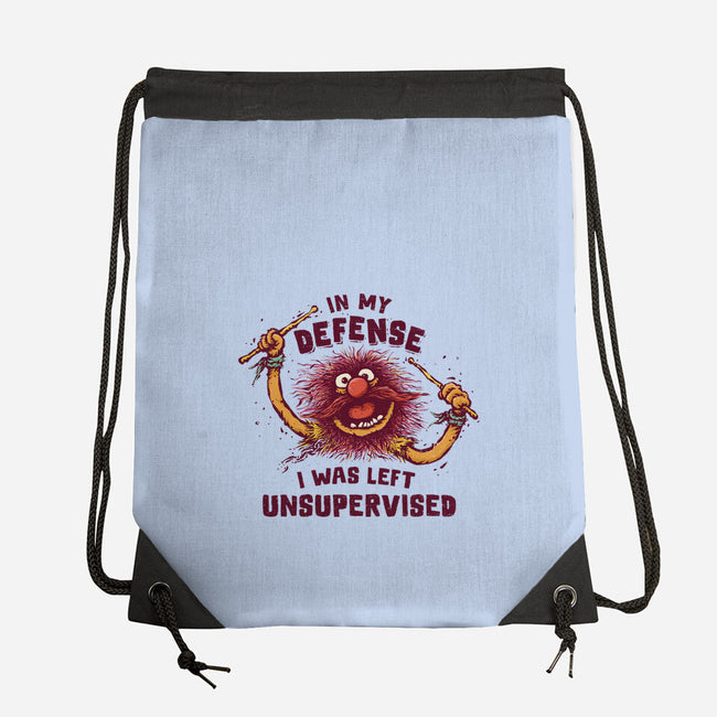 I Was Left Unsupervised-None-Drawstring-Bag-kg07