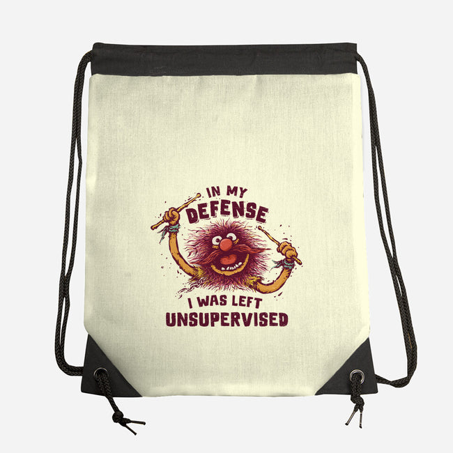 I Was Left Unsupervised-None-Drawstring-Bag-kg07