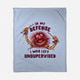 I Was Left Unsupervised-None-Fleece-Blanket-kg07