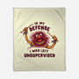 I Was Left Unsupervised-None-Fleece-Blanket-kg07