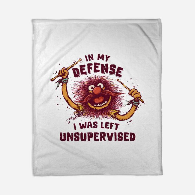 I Was Left Unsupervised-None-Fleece-Blanket-kg07