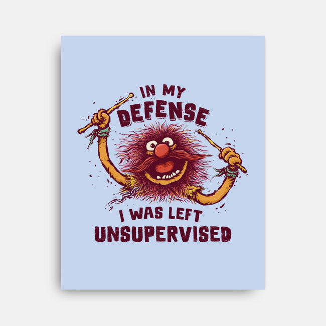 I Was Left Unsupervised-None-Stretched-Canvas-kg07