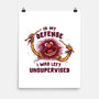 I Was Left Unsupervised-None-Matte-Poster-kg07