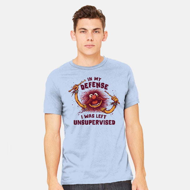 I Was Left Unsupervised-Mens-Heavyweight-Tee-kg07