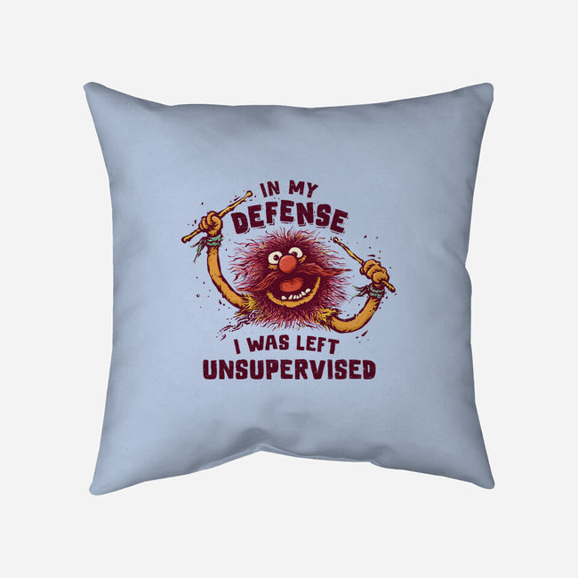 I Was Left Unsupervised-None-Removable Cover w Insert-Throw Pillow-kg07