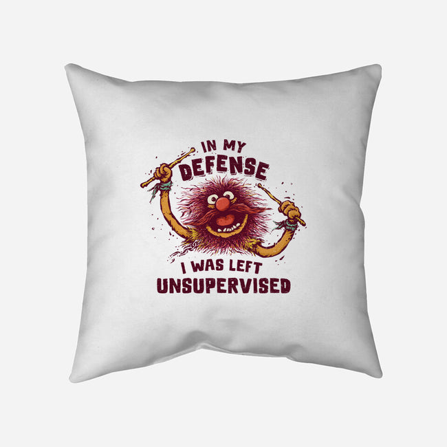 I Was Left Unsupervised-None-Removable Cover w Insert-Throw Pillow-kg07
