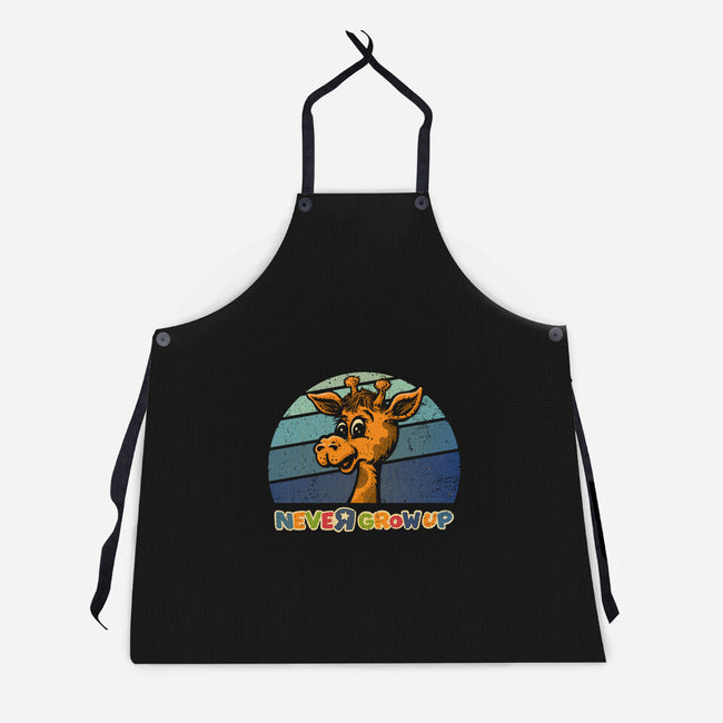 Never Going To Grow Up-Unisex-Kitchen-Apron-kg07