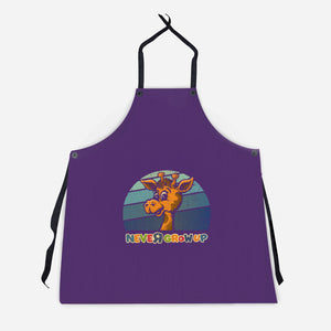 Never Going To Grow Up-Unisex-Kitchen-Apron-kg07