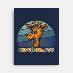 Never Going To Grow Up-None-Stretched-Canvas-kg07