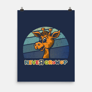 Never Going To Grow Up-None-Matte-Poster-kg07