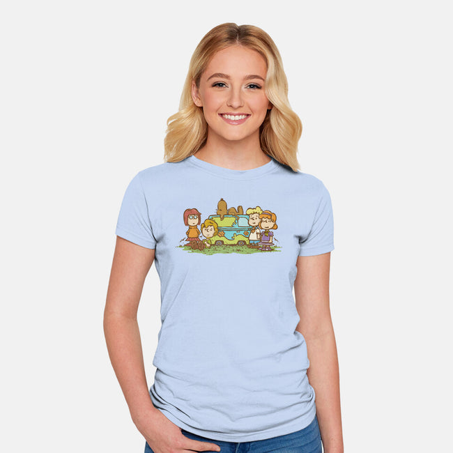 Mysterious Gang-Womens-Fitted-Tee-kg07