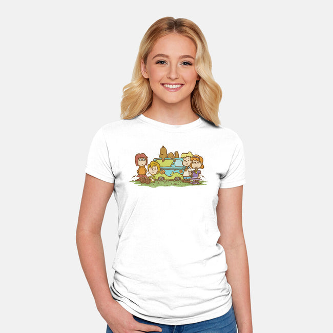 Mysterious Gang-Womens-Fitted-Tee-kg07
