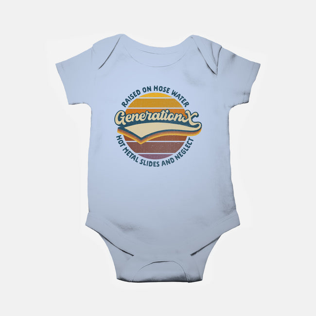 Hot Metal Slides And Neglect-Baby-Basic-Onesie-kg07