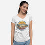 Hot Metal Slides And Neglect-Womens-V-Neck-Tee-kg07