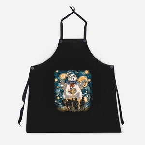 Starry Busters-Unisex-Kitchen-Apron-zascanauta