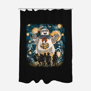 Starry Busters-None-Polyester-Shower Curtain-zascanauta