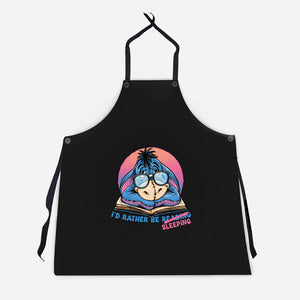 Rather Be Sleeping-Unisex-Kitchen-Apron-glitchygorilla