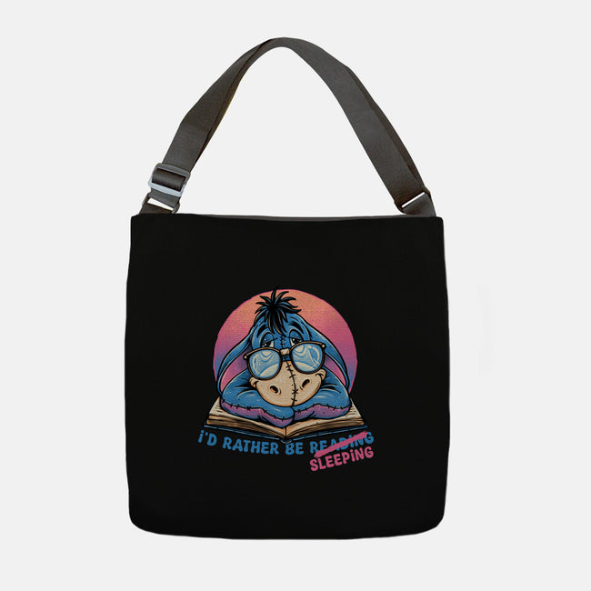 Rather Be Sleeping-None-Adjustable Tote-Bag-glitchygorilla