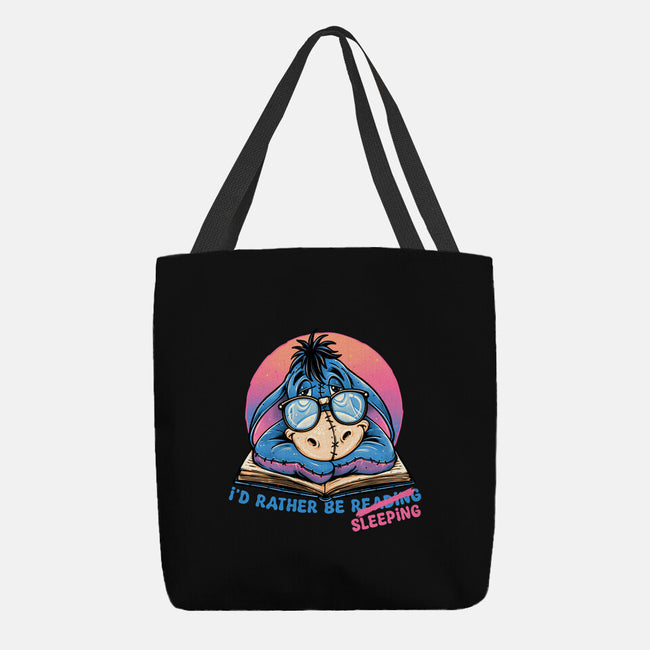 Rather Be Sleeping-None-Basic Tote-Bag-glitchygorilla