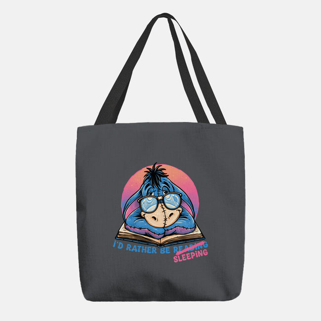 Rather Be Sleeping-None-Basic Tote-Bag-glitchygorilla