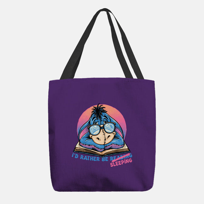 Rather Be Sleeping-None-Basic Tote-Bag-glitchygorilla